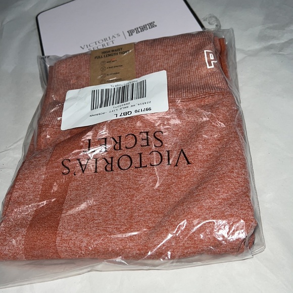 (L) Victoria’s Secret PINK SEAMLESS HIGH-WAIST FULL LENGTH WORKOUT TIGHT - Picture 6 of 7